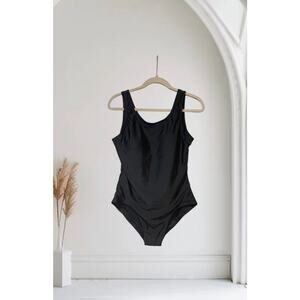 Black Annbon One-Piece Swimsuit Bathing Suit XXL